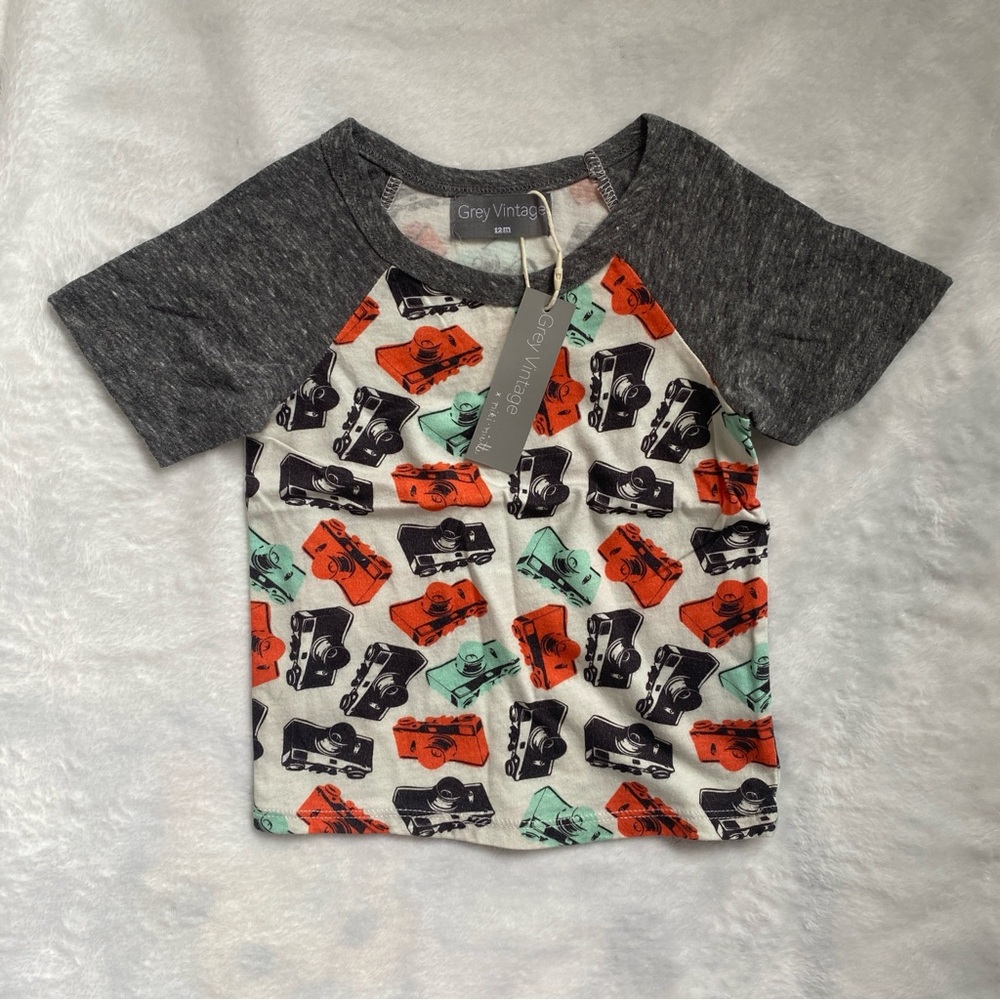 NWT Nordstrom Miki Mietta Vintage Camera Tee